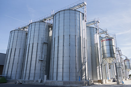 Silos verticali in lamiera
